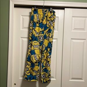 Universal Blue and Yellow Floral Wide-Leg Pants